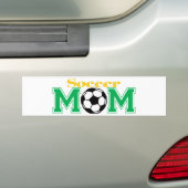 Voetbal mam bumpersticker (Op auto)
