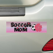 Voetbal mam bumpersticker (Op auto)