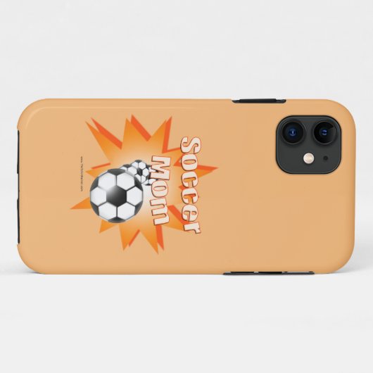 Voetbal mam Case-Mate iPhone case (Achterkant (horizontaal))