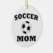 Voetbal mam keramisch ornament (Rechts)