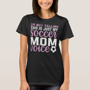 Voetbal Mam Meisjes Voetbal T-shirt