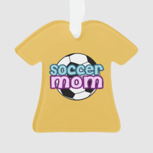 Voetbal mam ornament