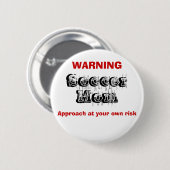 Voetbal Mam Ronde Button 5,7 Cm (Voorkant /achterkant)