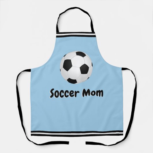 Voetbal mam schort (Voorkant)