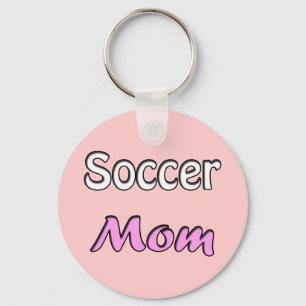 Voetbal mam sleutelhanger
