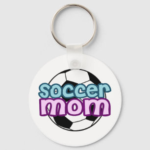 Voetbal mam sleutelhanger