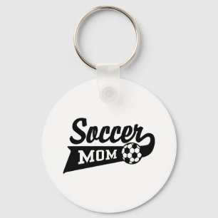 Voetbal mam sleutelhanger