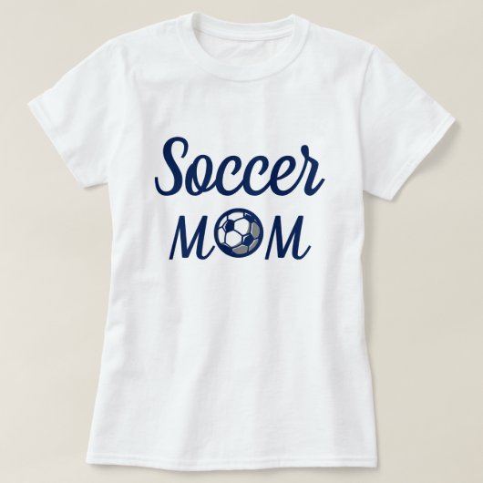 Voetbal mam t-shirt (Design voorkant)