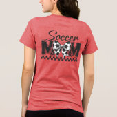 Voetbal mam Tri-Blend shirt (Achterkant)