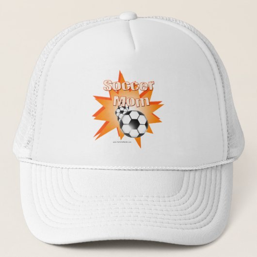 Voetbal mam trucker pet (Voorkant)