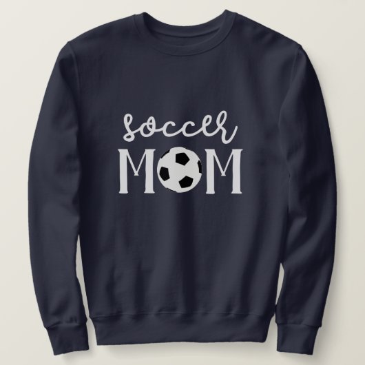 Voetbal Mam Unisex Sweatshirt (Design voorkant)