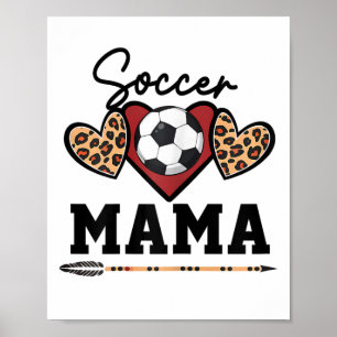 Voetbal Mama Dames Voetbal Wedstrijd Senior Voetba Poster