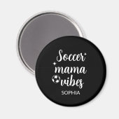 Voetbal Mama Moederdag cadeau voor mama Magneet (Voorkant / Achterkant)