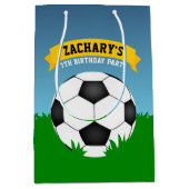 Voetbal Medium Cadeauzakje (Voorkant)