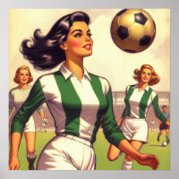  voetbal meisje illustratie