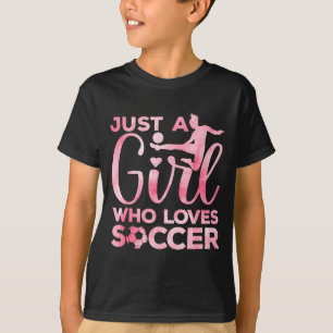 Voetbal Meisje Kunst Voor Meisjes Kinderen Peuter T-shirt
