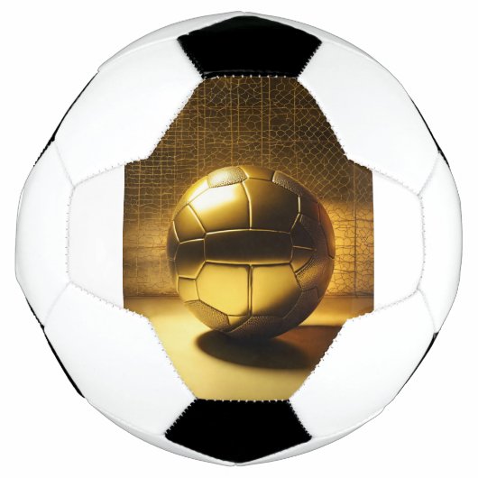 Voetbal met "Radiant Golden Design". (Voorkant)