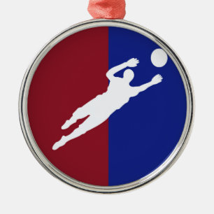 Voetbal Metalen Ornament