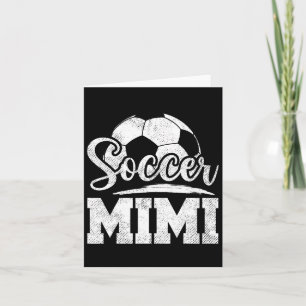 Voetbal Mimi Voetbalspeler Speldag Moederdag Kaart