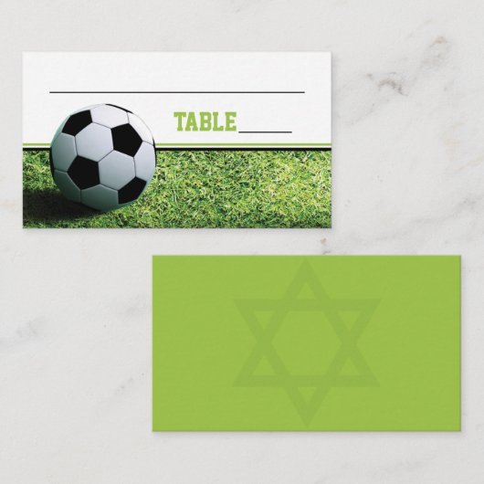 Voetbal Mitzvah Plaatskaartje (Voorkant / Achterkant)