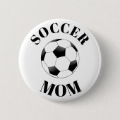 Voetbal moeder Button (Voorkant)