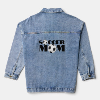 Voetbal Moeder Denim Jean Jacket