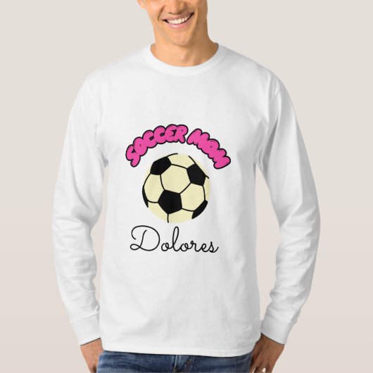 Voetbal Moeder Dolores Lange Mouw T-shirt (Voorkant)