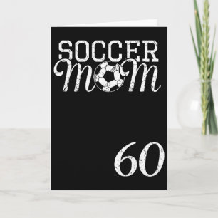 Voetbal Moeder Jersey Nummer 60 Favoriete Speler # Kaart