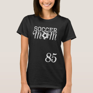 Voetbal Moeder Jersey Nummer 85 Favoriete Speler # T-shirt