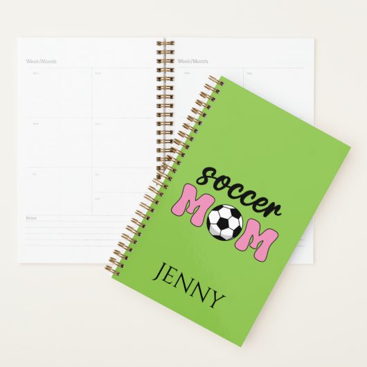 Voetbal Moeder Moederdag Personaliseren Planner (Display)