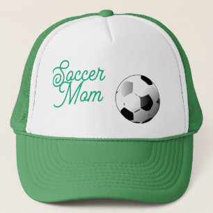 Voetbal Moeder Pet Groen en Wit