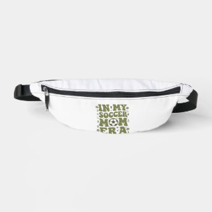 Voetbal Moeder Tijdperk Vintage Sport Moeder Shirt Heuptasje