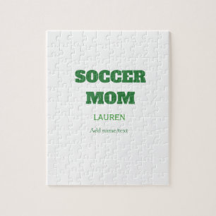 VOETBAL MOEDER VOETBAL MOEDERDAG CADOS GROEN EENVO LEGPUZZEL