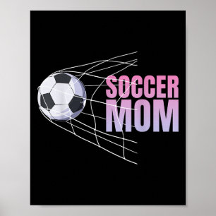 Voetbal Moeder Voetbal Sport Voetballer Voetbalspe Poster