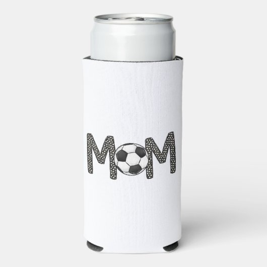 Voetbal Mom Polka Dot Voetbal (Seltzer Achterkant)