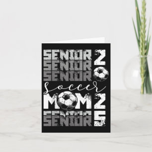 Voetbal Mom Senior 2025 High School Afstuderen Out Kaart