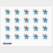 Voetbal Monkey sticker (Vel)