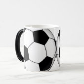voetbal Morphing Coffee Mok (Voorkant links)