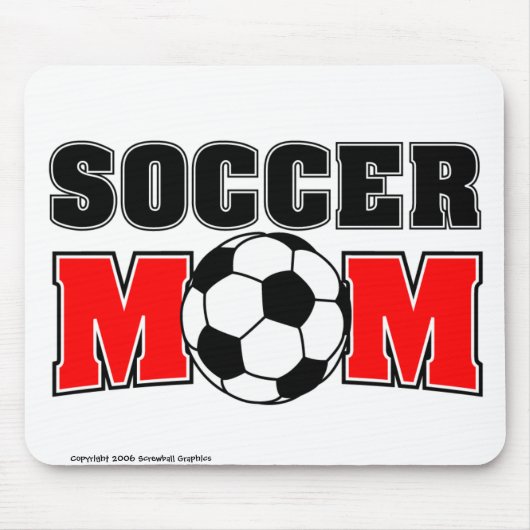 Voetbal Mousepad Muismat (Voorkant)