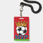 Voetbal MVP Badge (Front with Lanyard)