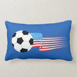 Voetbal: Navy USA Kussen