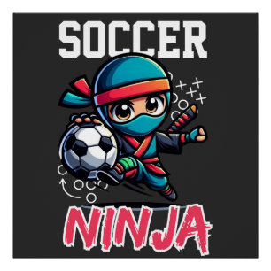 Voetbal Ninja Anime Special Perfect Poster