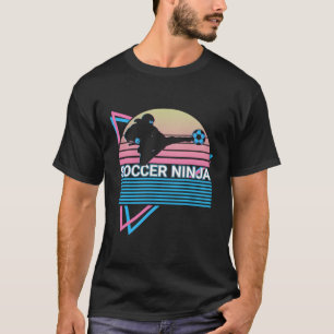 Voetbal Ninja Voetbalspeler T-shirt