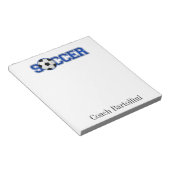 Voetbal Notitieblok (Schuin)