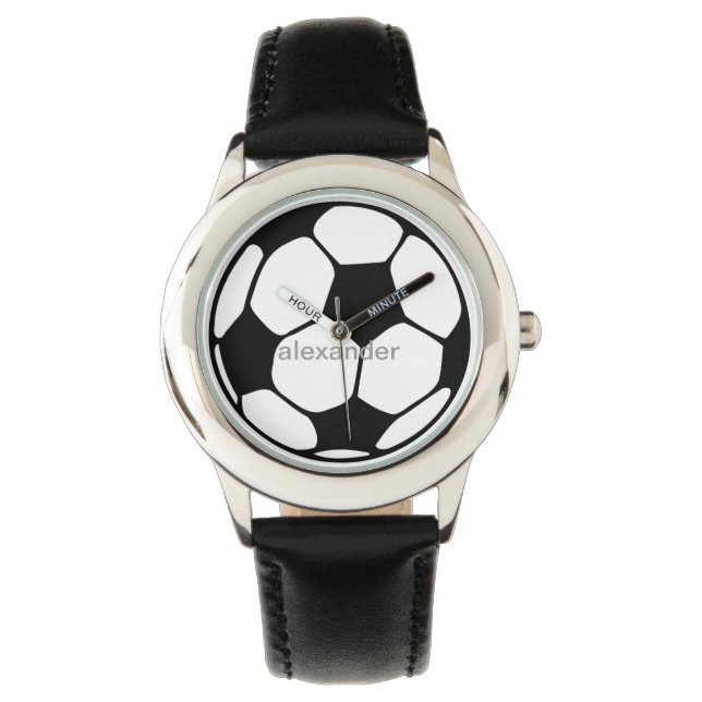 Voetbal of Football Horloge (Voorkant)