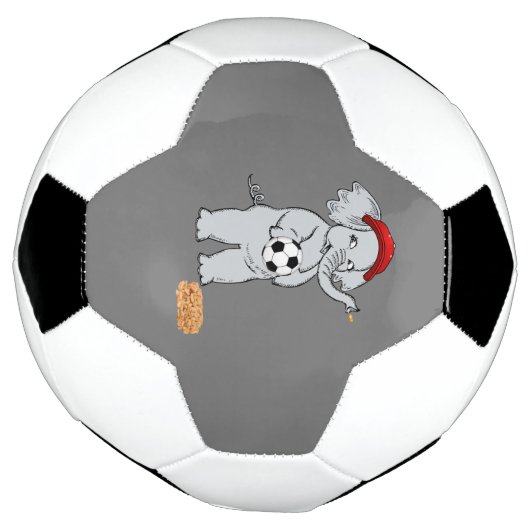 Voetbal olifant (Gedraaid)