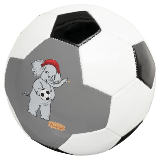 Voetbal olifant (Drie kwart)