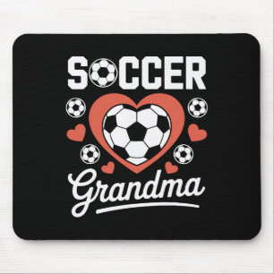 Voetbal Oma Luid Trots Toegewijd Voetbalspelers Muismat