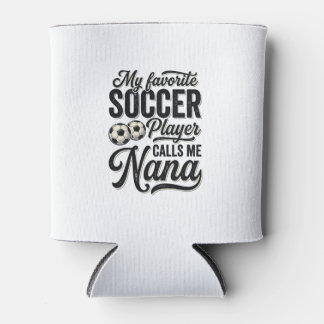 Voetbal Oma Vintage Gravure Familie Speler Shirt_ Blikjeskoeler