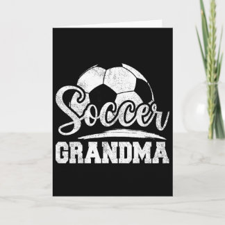 Voetbal Oma Voetbalspeler Wedstrijd Dag Moederdag Kaart